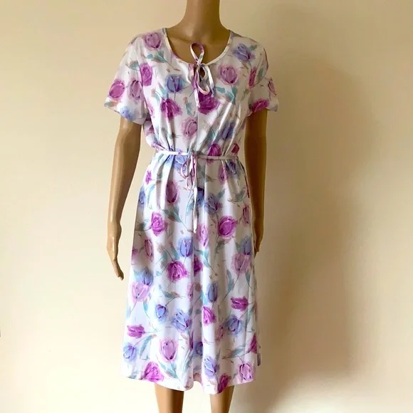 VINTAGE | David Keys floral midi dress - Picture 3 of 12